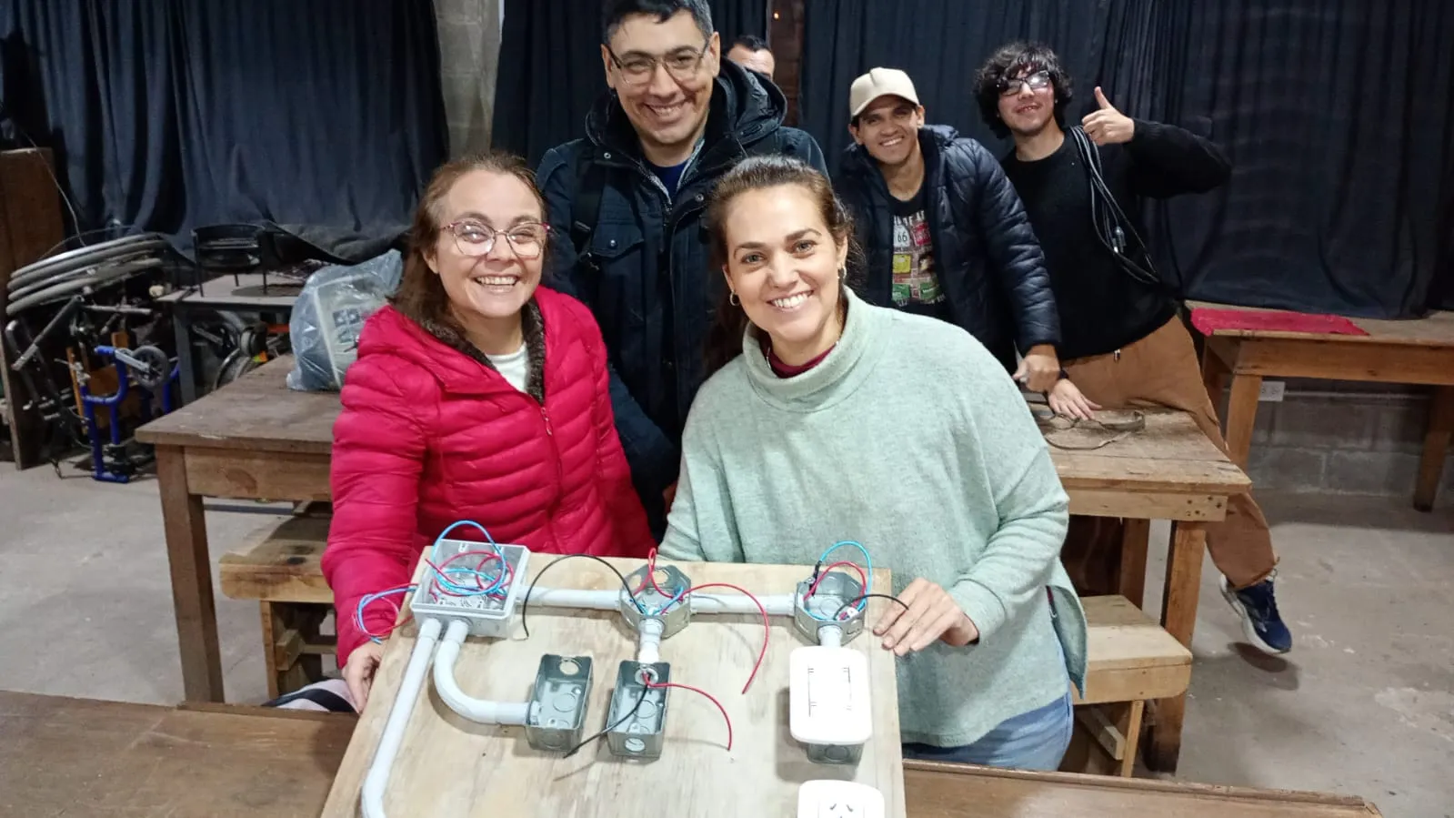 Últimas prácticas de taller en electricista domiciliario